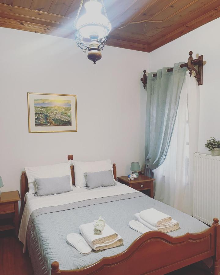 Εννεα Μουσεσ Παραδοσιακός Ξενώνας Velventós Esterno foto